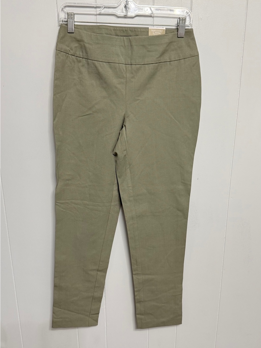 #6) NWT Chico's Olive Skinny Ponte Pull-On Pants